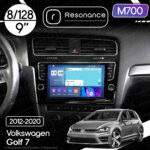 Магнітола Volkswagen Golf 7 (2012-2020) [Black, з кнопками] Resonance M700 8/128, 9" QLED