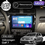 Магнітола Volkswagen Golf 7 (2012-2020) [Black] Resonance M600 6/128, 2K 10.36" QLED