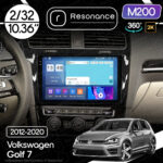 Магнітола Volkswagen Golf 7 (2012-2020) [Black] Resonance M200 2/32, 2K 10.36" 360 QLED