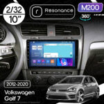 Магнітола Volkswagen Golf 7 (2012-2020) [Silver] Resonance M200 2/32, 10" 360 QLED