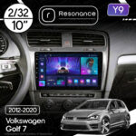 Магнітола Volkswagen Golf 7 (2012-2020) [Silver] Resonance Y9 2/32, 10" (8163, DSP)