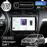 Магнітола Volkswagen Golf 7 (2012-2020) [Gray] DUDU 7 10.36" 2K QLED, 8/128, 360