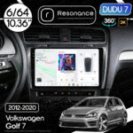 Магнітола Volkswagen Golf 7 (2012-2020) [Gray] DUDU 7 10.36" 2K QLED, 6/64, 360