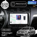 Магнітола Volkswagen Golf 7 (2012-2020) [Gray] DUDU 6 10.36" 2K QLED, 8/256