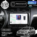 Магнітола Volkswagen Golf 7 (2012-2020) [Gray] DUDU 5 10.36" QLED, 8/128, 360