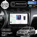 Магнітола Volkswagen Golf 7 (2012-2020) [Gray] DUDU 7 10.36" 2K QLED, 8/256, 360