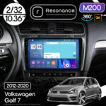 Магнітола Volkswagen Golf 7 (2012-2020) [Gray] Resonance M200 2/32, 2K 10.36" 360 QLED