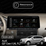 Магнітола Audi Q7 (4L FL) (2009-2015) Resonance L500 4/64 12.3" QLED, 360 (BMW Style) - Зображення 7