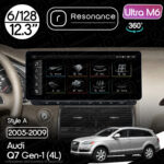 Магнітола Audi Q7 (4L) (2005-2009) Resonance Ultra M6 (7862) 6/128, 12.3" QLED, 360 (Audi Style)
