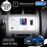 Магнітола Audi Q7 Gen-1 (4L) (2005-2015) DUDU 6 9.5" 2K QLED, 8/256