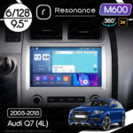 Магнітола Audi Q7 Gen-1 (4L) (2005-2015) Resonance M600 6/128, 2K 9.5" 360 QLED