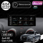 Магнітола Audi A1 (2010-2018) Resonance Ultra M4 (7862) 4/64, 10.25" QLED, 360 (Audi Style)