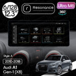 Магнітола Audi A1 (2010-2018) Resonance Ultra M6 (7862) 6/128, 12.3" QLED, 360 (Audi Style)
