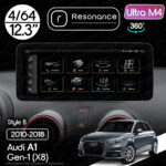Магнітола Audi A1 (2010-2018) Resonance Ultra M4 (7862) 4/64, 12.3" QLED, 360 (Benz Style)
