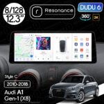 Магнітола Audi A1 (2010-2018) DUDU 6 12.3" 2K QLED, 8/128, 360 (Style C)