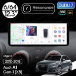 Магнітола Audi A1 (2010-2018) DUDU 7 12.3" 2K QLED, 6/64, 360 (Style B)
