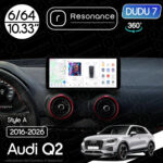 Магнітола Audi Q2 (2016-2026) DUDU 7 10.33" QLED, 6/64, 360 (Style A)