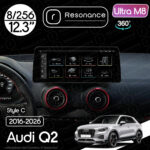 Магнітола Audi Q2 (2016-2026) Resonance Ultra M8 (7862) 8/256, 12.3" QLED, 360 (BMW Style)