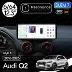 Магнітола Audi Q2 (2016-2026) DUDU 7 12.3" 2K QLED, 6/64, 360 (Style B)