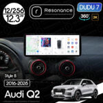 Магнітола Audi Q2 (2016-2026) DUDU 7 12.3" 2K QLED, 12/256, 360 (Style B)
