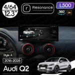 Магнітола Audi Q2 (2016-2026) Resonance L500 4/64 12.3" QLED, 360 (Audi Style)