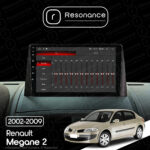 Магнітола Renault Megane 2 (2002-2009) Resonance Ultra T100 2/32, 9" IPS (CarPlay) - Зображення 8