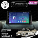 Магнітола Renault Megane 2 (2002-2009) Resonance Ultra M4 4/64, 9" QLED