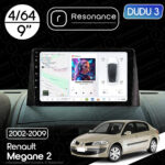 Магнітола Renault Megane 2 (2002-2009) DUDU 3 9" QLED, 4/64