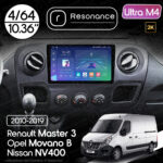 Магнітола Nissan NV400 (2010-2019) Resonance Ultra M4 4/64, 10.36" 2K QLED