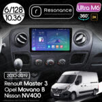 Магнітола Opel Movano B (2010-2019) Resonance Ultra M6 (7862) 6/128, 10.36" 2K QLED, 360