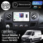 Магнітола Renault Master 3 (2010-2019) DUDU 7 10.36" 2K QLED, 12/256, 360