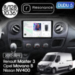 Магнітола Renault Master 3 (2010-2019) DUDU 5 10.36" QLED, 8/128