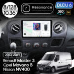 Магнітола Nissan NV400 (2010-2019) DUDU 6 10.36" 2K QLED, 8/128, 360