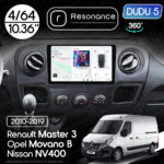 Магнітола Nissan NV400 (2010-2019) DUDU 5 10.36" QLED, 4/64, 360