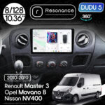 Магнітола Opel Movano B (2010-2019) DUDU 5 10.36" QLED, 8/128, 360