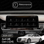 Магнітола Audi A8 Gen-3 (2009-2017) Resonance L600 6/128 12.3" QLED, 360 (BMW Style) - Зображення 6