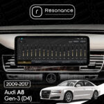 Магнітола Audi A8 Gen-3 (2009-2017) Resonance L500 4/64 12.3" QLED, 360 (Mercedes-Benz Style) - Зображення 9