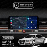 Магнітола Audi A8 Gen-2 (2002-2010) Resonance L500 4/64 10.33" QLED, 360 (BMW Style) - Зображення 8