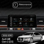 Магнітола Audi A8 Gen-2 (2002-2010) Resonance L600 6/128 10.33" QLED, 360 (BMW Style) - Зображення 7