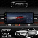 Магнітола Audi A8 Gen-2 (2002-2010) DUDU 7 12.3" 2K QLED, 6/64, 360 (Style B) - Зображення 5