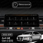 Магнітола Audi A8 Gen-2 (2002-2010) Resonance L600 6/128 12.3" QLED, 360 (BMW Style) - Зображення 6