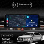 Магнітола Audi A8 Gen-2 (2002-2010) Resonance L600 6/128 12.3" QLED, 360 (BMW Style) - Зображення 8