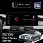 Магнітола BMW 5 Series (E60/61) (2008-2010) [CIC] Resonance N6 6/128 12.3"