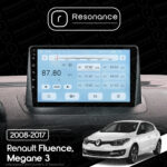 Магнітола Renault Fluence (2009-2017) Resonance Ultra T100 2/64, 9" IPS (CarPlay) - Зображення 7