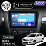 Магнітола Skoda Octavia 2 (A5) (2004-2013) [Black] Resonance M600 6/128, 10" QLED