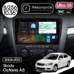 Магнітола Skoda Octavia 2 (A5) (2004-2013) [Black] Resonance Ultra S8 (7870) 8/256, 10.36" 2K QLED, 360