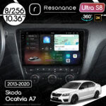 Магнітола Skoda Octavia 3 (A7) (2013-2020) Resonance Ultra S8 (7870) 8/256, 10.36" 2K QLED, 360