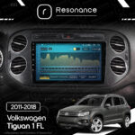 Магнітола Volkswagen Tiguan 1 FL (2011-2018) [Black] Resonance M200 2/64, 9" 360 QLED - Зображення 7