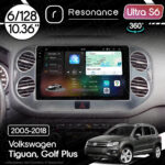 Магнітола Volkswagen Golf Plus (2005-2014) [Silver] Resonance Ultra S6 (7870) 6/128, 10.36" 2K QLED, 360