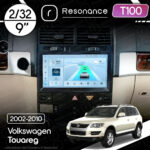 Магнітола Volkswagen Touareg (2002-2010) [Тип 1, з капюшоном] Resonance Ultra T100 2/32, 9" IPS (CarPlay)